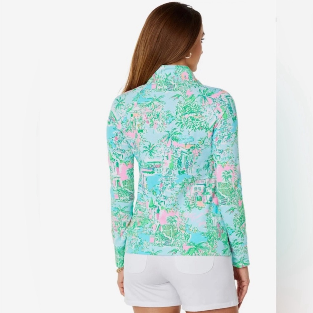 💓🌼Lilly Pulitzer UPF 50 Skipper Popover Multi Lilly Loves Palm Beach - Picture 6 of 7
